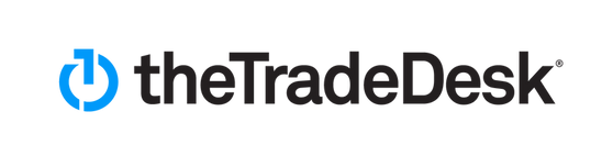 the trade desk logo on a white background